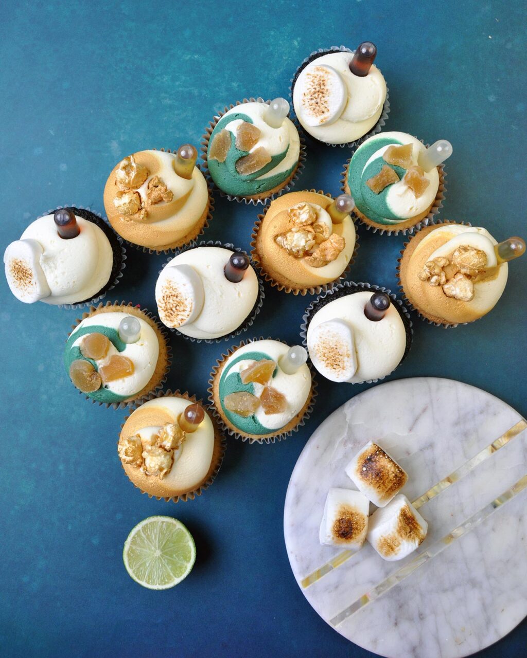 Luxurious Cocktail Cupcake Box (12 Pack)