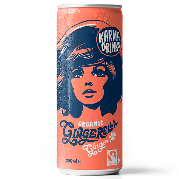 Karma Drinks - Gingerella Ginger Ale - 24x250ml